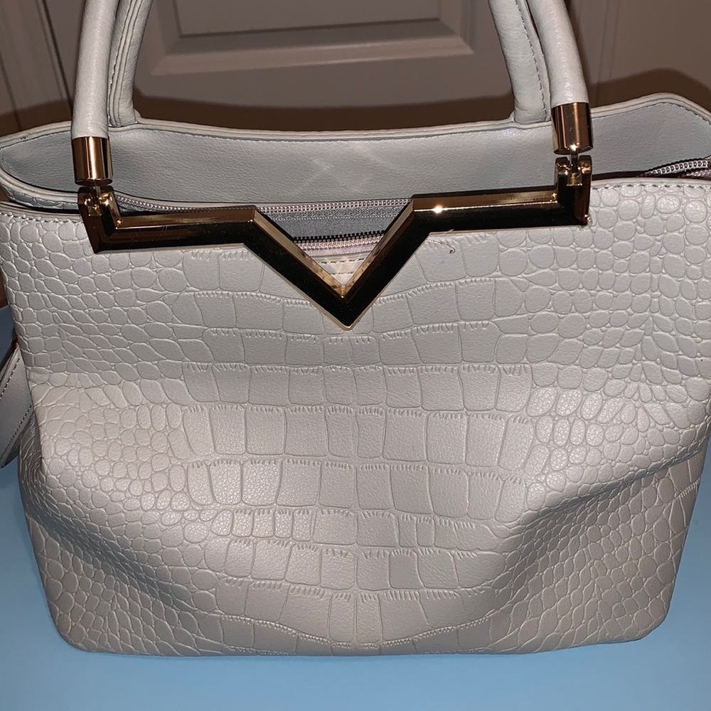 Cute GROSSI Grey handbag used once